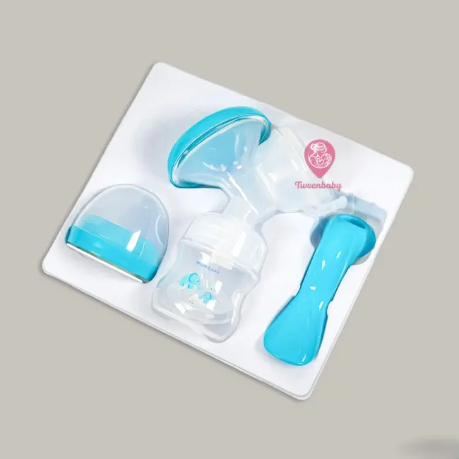 Momeasy Manual Breast Pump with Soft Silicone Cushion – Painless & Portable